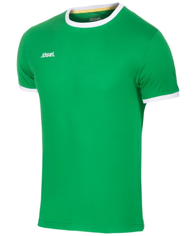 Футболка футбольная JFT-1010-031, зеленый/белый (430675)