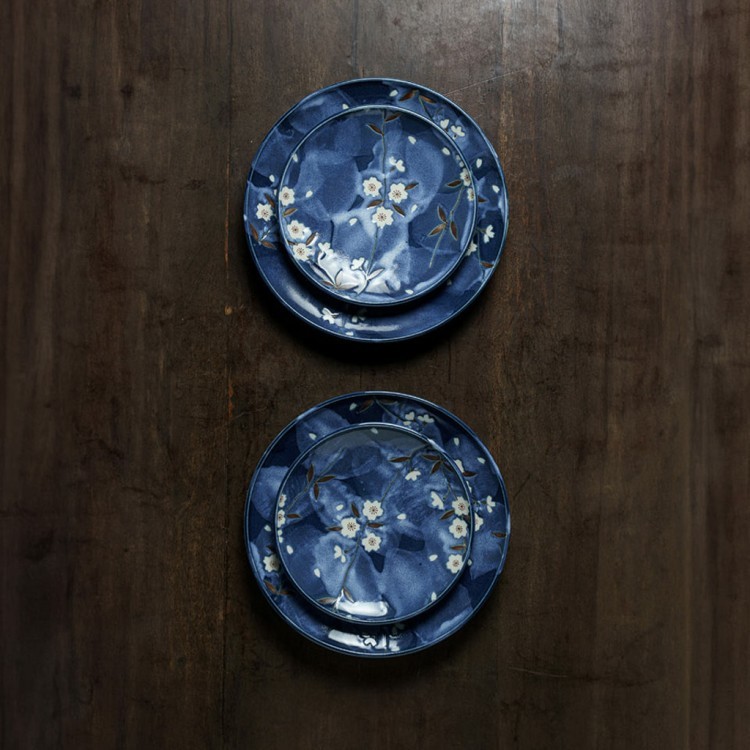 Тарелка 17303, 26 см, фарфор, blue, TOKYO DESIGN