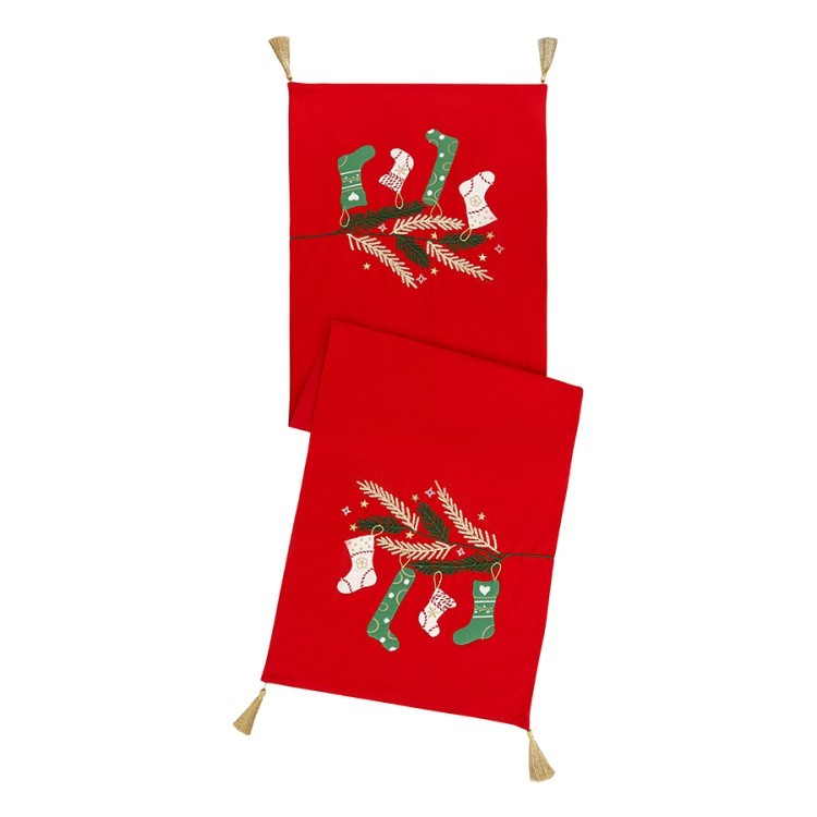 Дорожка на стол winter wishes из коллекции new year essential, 45х150 см (79771)