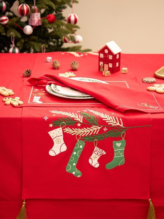Дорожка на стол winter wishes из коллекции new year essential, 45х150 см (79771)