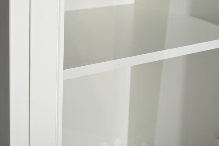 Шкаф-витрина 1 стеклянный фасад с тумбой прикроватной с 1-м ящиком (TT-00016859)