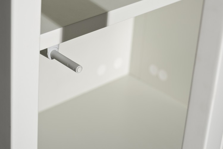 Шкаф-витрина 1 стеклянный фасад с тумбой прикроватной с 1-м ящиком (TT-00016859)