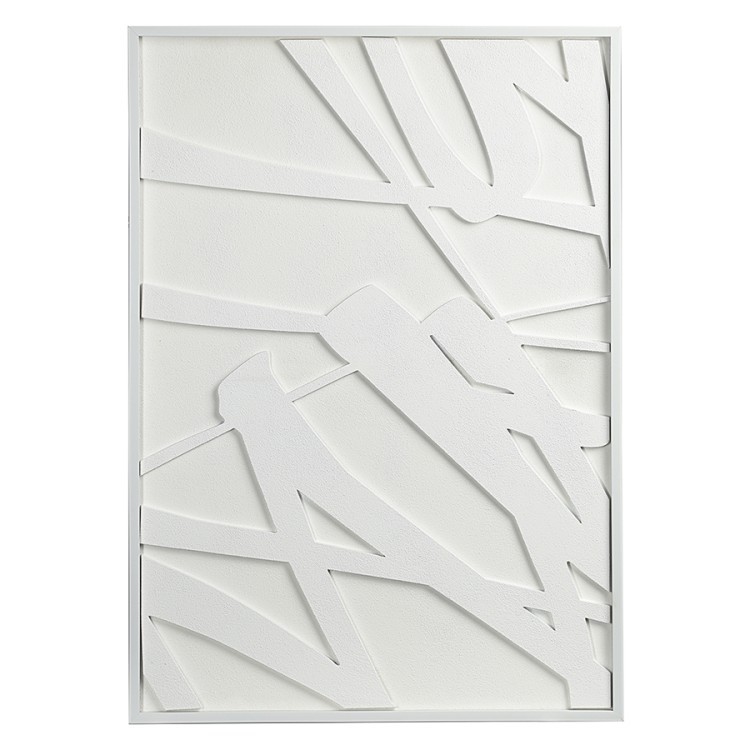 Панно декоративное с эффектом 3d minimalism, с белой рамой, 70х100 см (77481)