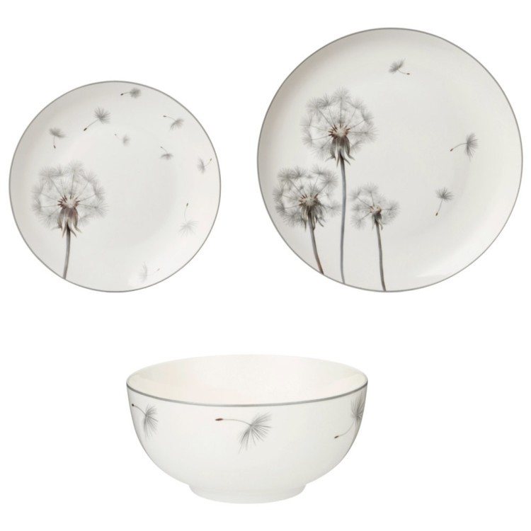 Обеденный набор lefard dandelion 18пр, 20,5/25,5/14см (87-281) 
