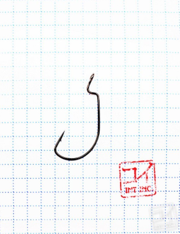 Крючок Koi Wide Range Worm № 4 , BN, офсетный (10 шт.) KH6221-4BN (69038)
