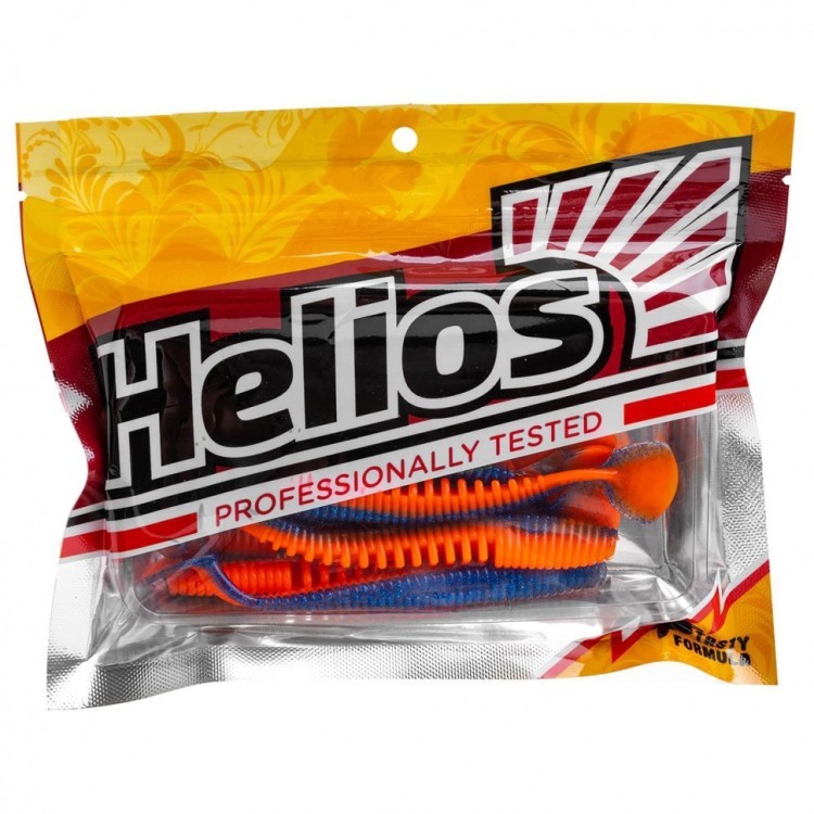 Виброхвост Helios Varuna 4,33"/11см, цвет Star Blue & Orange 7 шт HS-35-044 (77899)