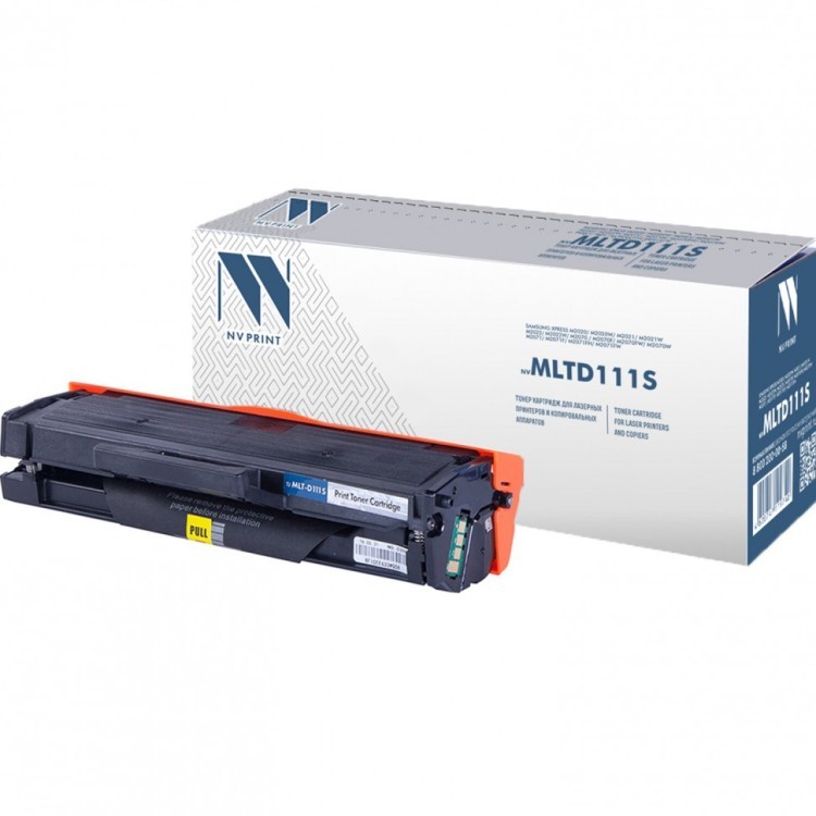 Картридж лазерный NV PRINT NV-MLT-D111S для SAMSUNG ресурс 1000 стр. 362891 (1) (90959)