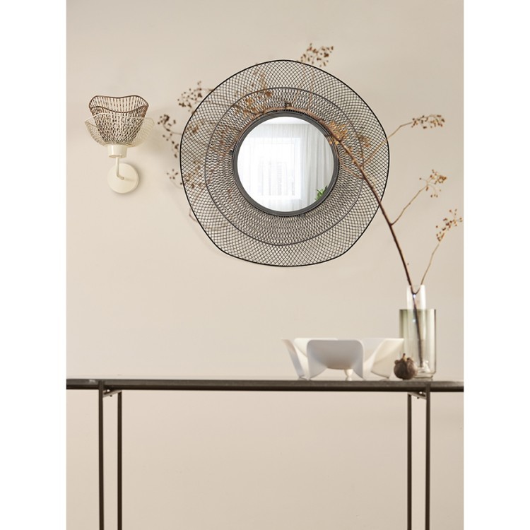 Светильник настенный vinger, 25х30х33 см, белый/золотой (76508)