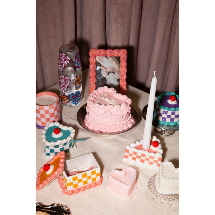 Свеча cake, 4,8 см, розовая (78961)