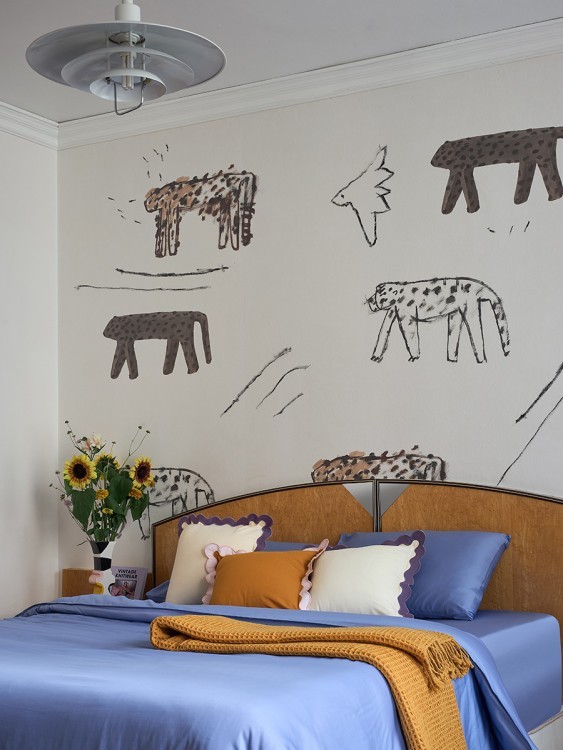 Простыня из премиального сатина сиреневого цвета из коллекции essential, 240х270 см (78478)