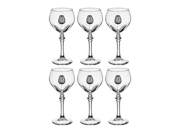 Набор бокалов для вина  из 6 шт.300 мл. высота=20 см. (кор=1набор.) Acampora (307-028)