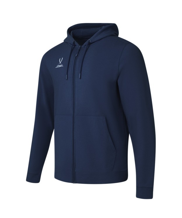 Флисовое худи на молнии ESSENTIAL Cotton Fleece FZ Hoodie, темно-синий (2122088) Флисовое худи на молнии ESSENTIAL Cotton Fleece FZ Hoodie, темно-синий (2122088)