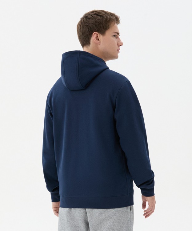 Флисовое худи на молнии JOGEL ESSENTIAL Cotton Fleece FZ Hoodie, темно-синий (2122086)