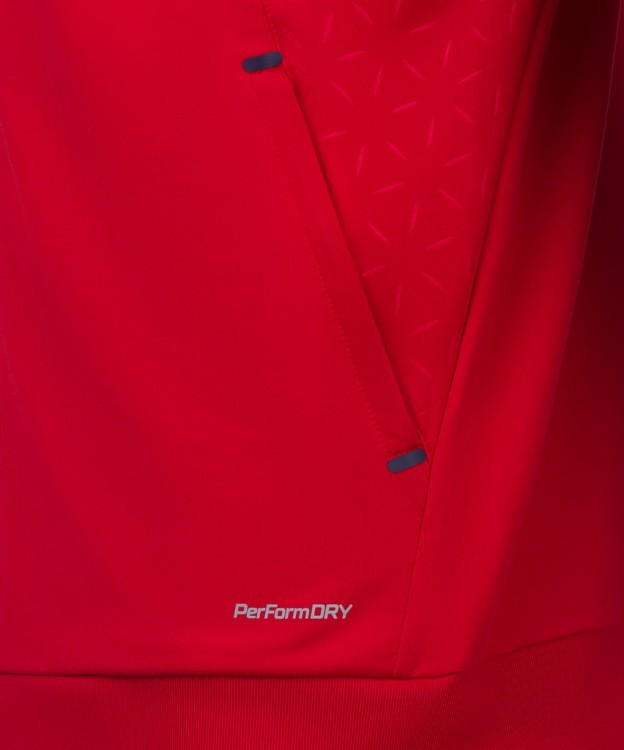 Джемпер тренировочный на молнии JÖGEL NATIONAL PerFormDRY Training FZ Jacket, красный (2110441)