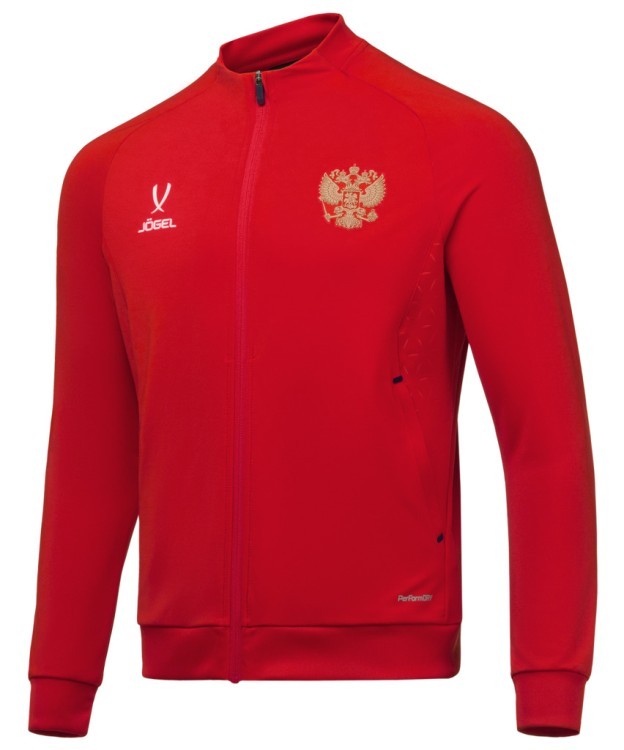 Джемпер тренировочный на молнии JÖGEL NATIONAL PerFormDRY Training FZ Jacket, красный (2110441)