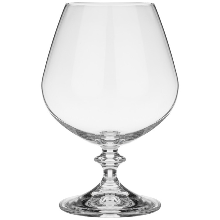 Набор бокалов для коньяка из 2 штук "angela" 400 мл высота 14,5 Bohemia Crystal (674-760)