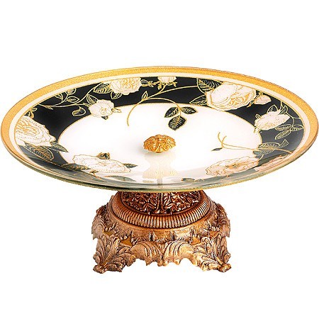 Фруктовница 30 см, стекло (252-3)