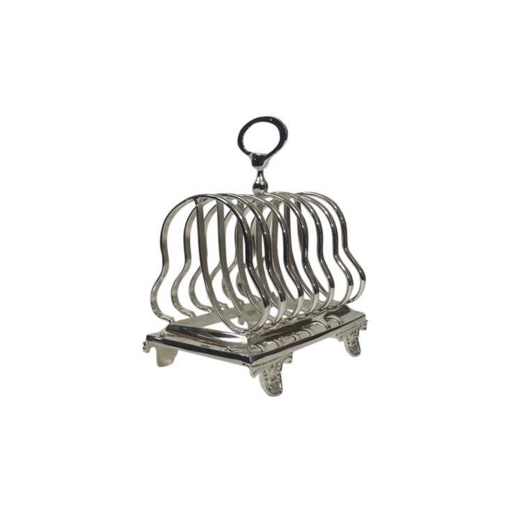 Подставка для тостов PI120/S (PI129), никель, silver plated, ROOMERS TABLEWARE