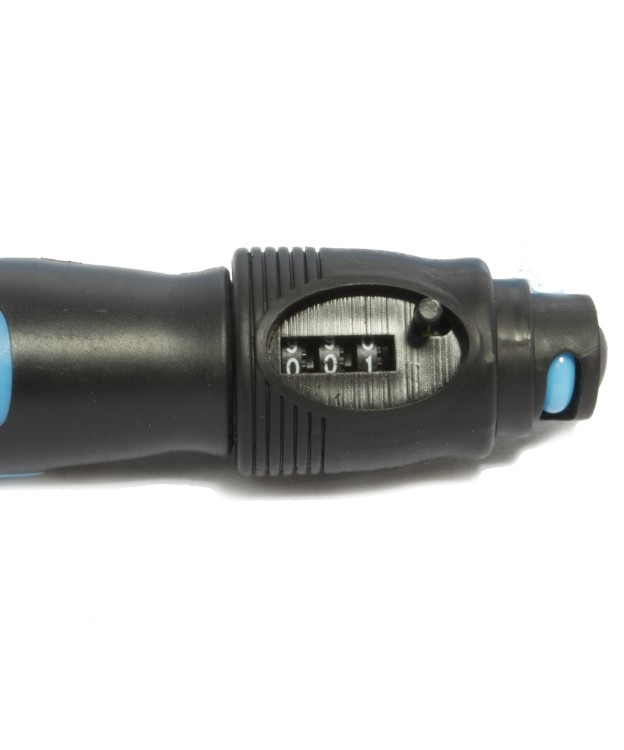 Скакалка RP-102 ПВХ, со счетчиком, синий/черный, 3 м (78684) Скакалка RP-102 ПВХ, со счетчиком, синий/черный, 3 м (78684)