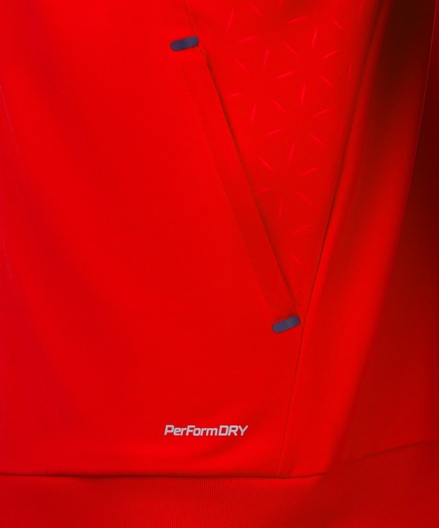 Джемпер тренировочный на молнии JOGEL NATIONAL PerFormDRY Training FZ Jacket, красный (2113490)
