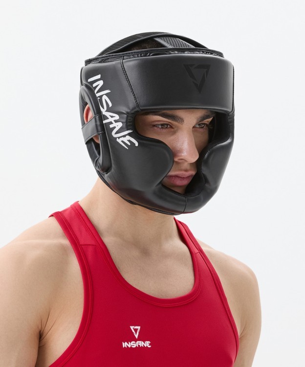 Шлем закрытый INSANE IMPACT, ПУ, черный (2117790)
