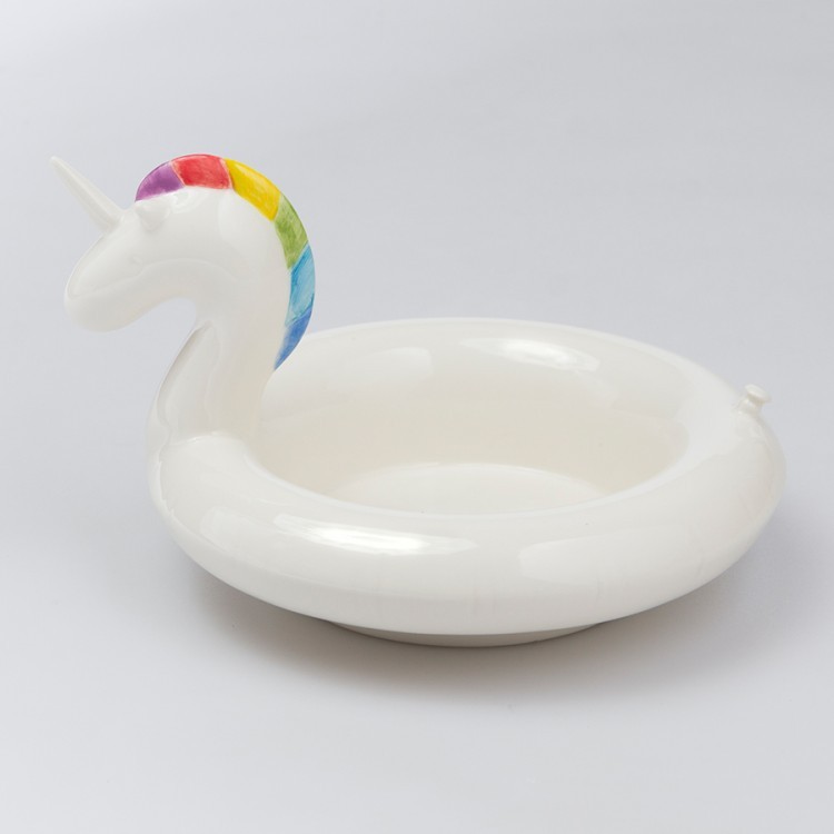Блюдо сервировочное doiy, floatie unicorn, 11х16х18 см (60971)