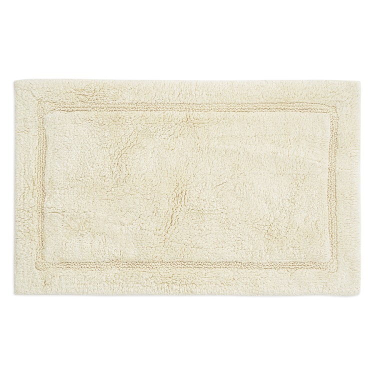 Коврик для ванной из хлопка ворсовый кремового цвета из коллекции essential, 50х80 см (76141)