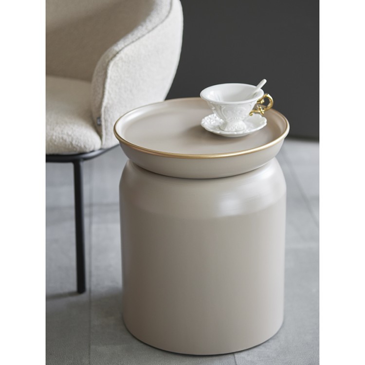 Столик журнальный ingvild, D38 см, бежевый (76213)