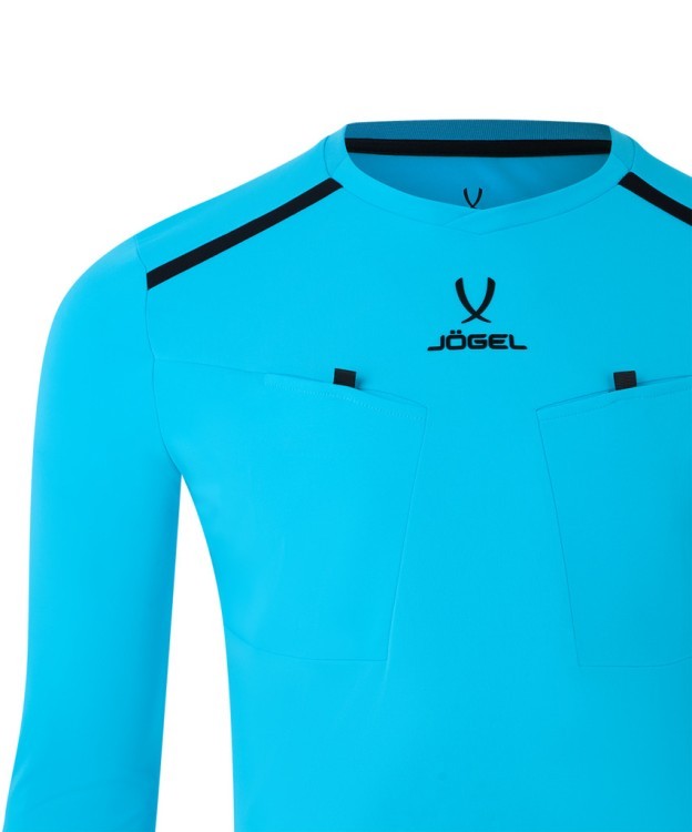 Футболка судейская с длинным рукавом JÖGEL DIVISION PerFormDRY Referee LS Tee, голубой (2123304) Футболка судейская с длинным рукавом JÖGEL DIVISION PerFormDRY Referee LS Tee, голубой (2123304)