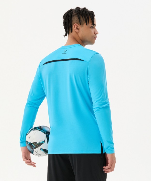 Футболка судейская с длинным рукавом JÖGEL DIVISION PerFormDRY Referee LS Tee, голубой (2123304) Футболка судейская с длинным рукавом JÖGEL DIVISION PerFormDRY Referee LS Tee, голубой (2123304)