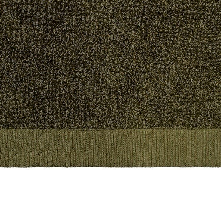 Полотенце банное оливкового цвета из коллекции essential, 90х150 см (79180)