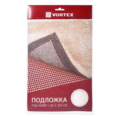 Подложка под ковры Vortex 60х100 см белая 22351 (63286)
