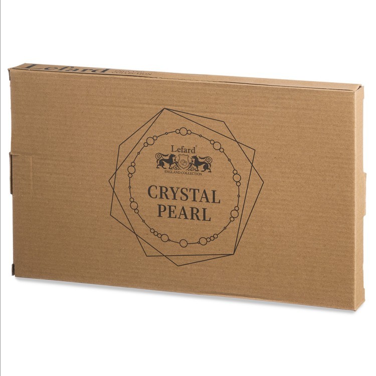 Блюдо сервировочное "crystal pearl" 33х20 см Lefard (675-133)