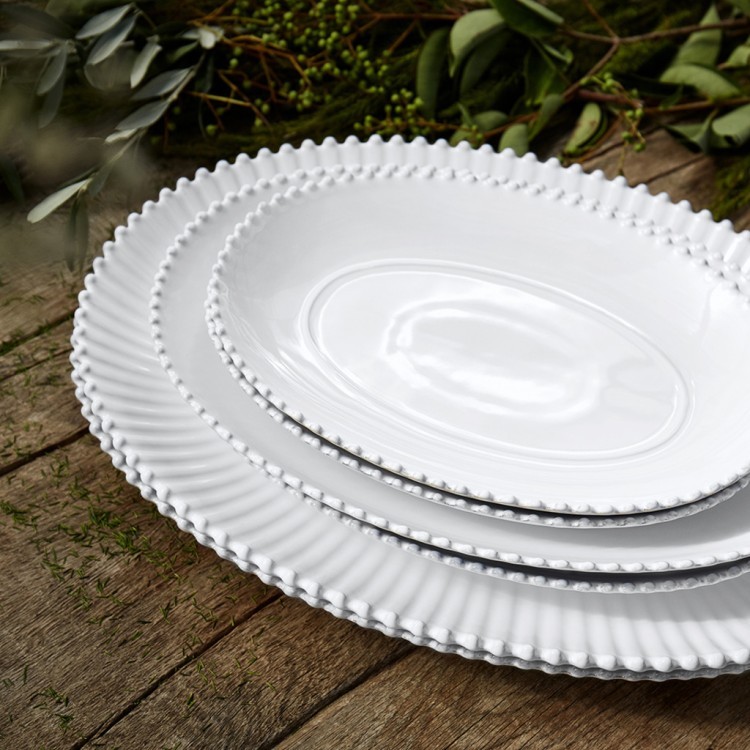 Блюдо PER301-WHI(PER301-02202F), керамика, white, Costa Nova Блюдо PER301-WHI(PER301-02202F), керамика, white, Costa Nova