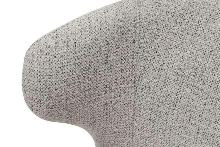 Стул обеденный шенилл белый 55*62*77см (TT-00014502)