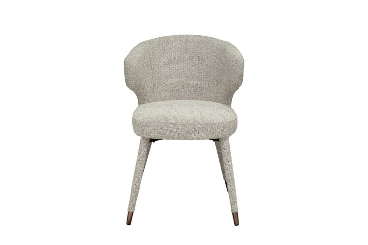 Стул обеденный шенилл белый 55*62*77см (TT-00014502)