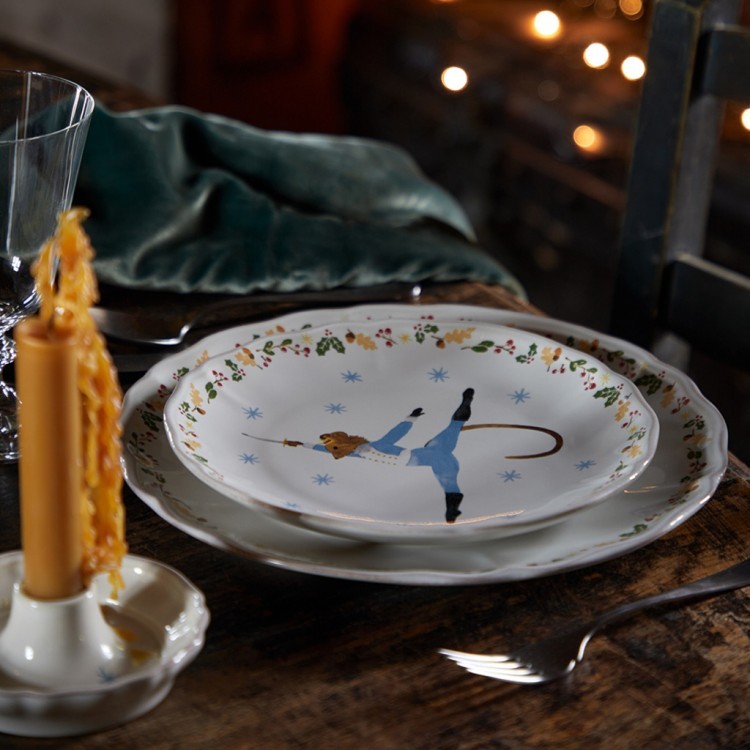 Тарелка TP213-WMK(TP213-00821E), 21,4 см, керамика, white, CASAFINA BY COSTA NOVA