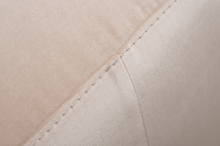 Пуф Mario вельвет св.бежевый Velv ECRU 42*42*44см (TT-00016672)