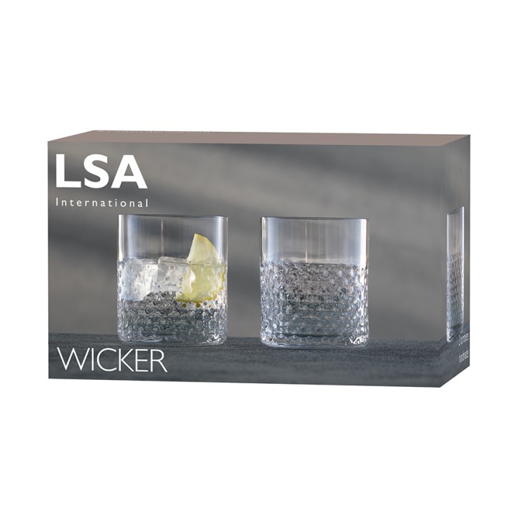 Набор низких стаканов wicker, 330 мл, 2 шт. (67687)