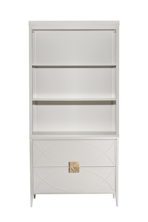 Шкаф-витрина открытый широкий с комодом с 2-мя ящиками (TT-00016862)