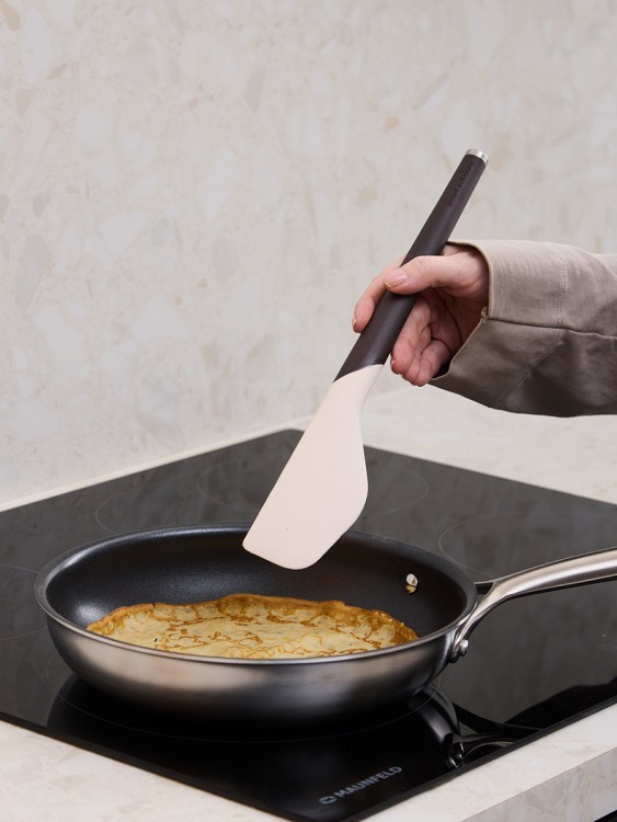 Лопатка smartchef, 32 см, бежевая/бордовая (80108)