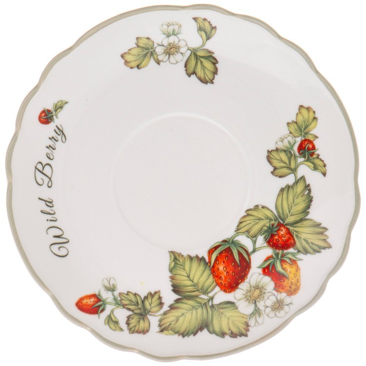 Чайный сервиз lefard "strawberry" на 6 пер. 14 пр. 750/400/270 Lefard (85-1901)