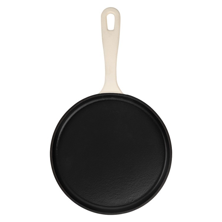 Сковорода блинная чугунная D24 см из коллекции "Шеффилд", молочная (80249)