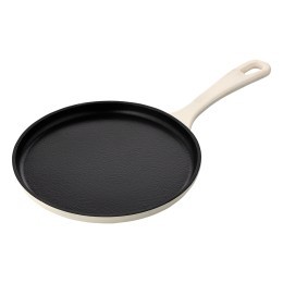 Сковорода блинная чугунная D24 см из коллекции "Шеффилд", молочная (80249)