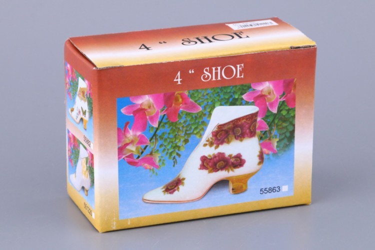 Салфетница-сапожок "букет цветов" 11*8*4 см. Hangzhou Jinding (55-1222) 