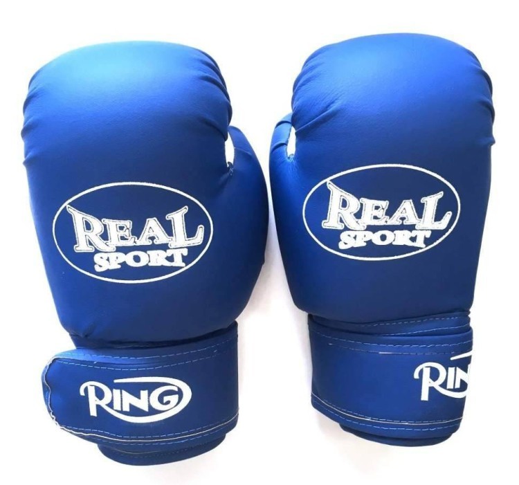 Перчатки для кикбоксинга Realsport 12 унций RS212 (59727)