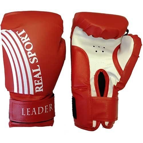 Перчатки боксерские Leader 12 унций, красный (59706)