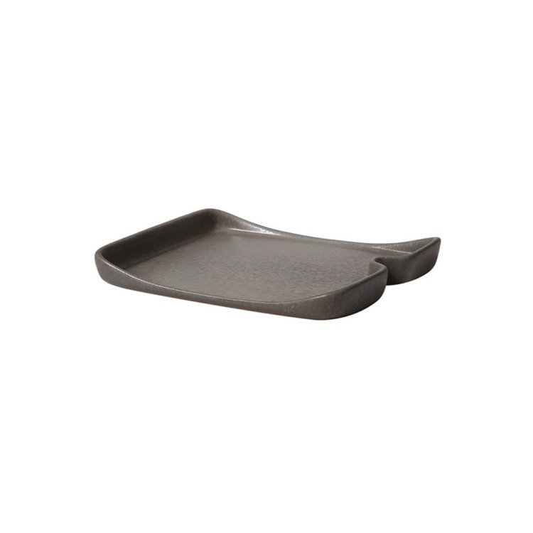 Тарелка L9256-648U, каменная керамика, grey, ROOMERS TABLEWARE