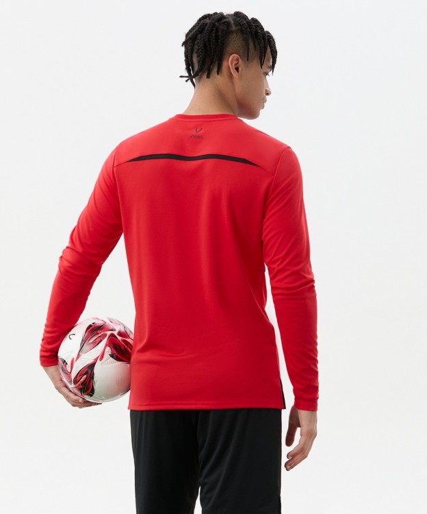 Футболка судейская с длинным рукавом JOGEL DIVISION PerFormDRY Referee LS Tee, красный (2123309)
