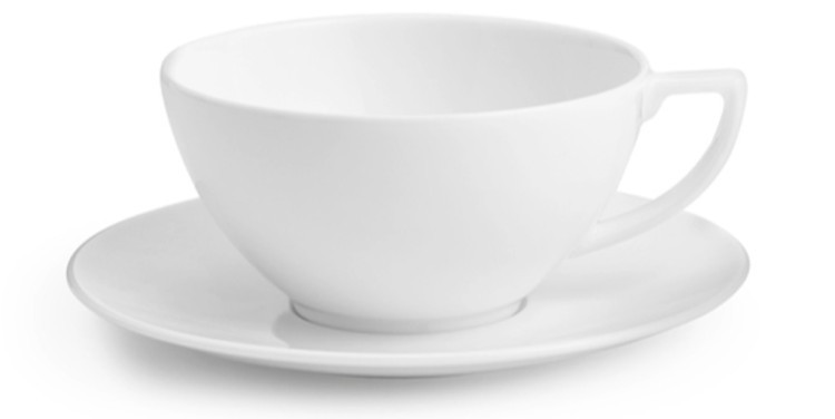 Чайная пара 1058028, костяной фарфор, white, WEDGWOOD